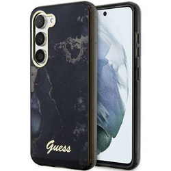 Guess GUHCS23MHTMRSK S23+ S916 czarny/black hardcase Golden Marble Collection