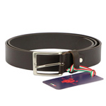 Harvey Miller męski pasek do spodni skóra naturalna klasyczna klamra