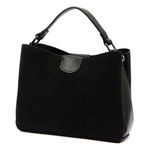 Vera Pelle damska listonoszka skóra naturalna torebka trzykomorowa na ramię