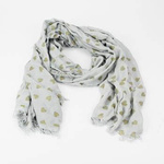 Pierre Cardin Chusta damska apaszka w serca elegancka