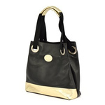 Pojemna skórzana damska torebka na ramię shopper