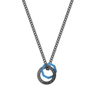 Biżuteria POLICE PEJGN2008502. Naszyjnik, Kolor szary. Mężczyzna.