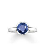 Biżuteria THOMAS SABO 034-048-32-54. Pierścionek, Kolor niebieski srebrny. Kobieta.