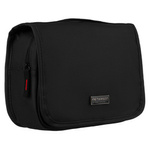 Kosmetyczka podróżna w czarnym kolorze z haczykiem - Peterson