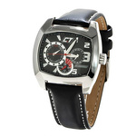Zegarek CHRONOTECH CC7049M-02. Kwarcowy, Kolor czarny. Mężczyzna.