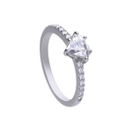 Biżuteria DIAMONFIRE 6121151082160. Pierścionek, Kolor szary. Kobieta.