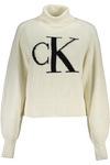 BIAŁY SWETER DAMSKI CALVIN KLEIN