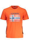 NAPAPIJRI T-SHIRT Z KRÓTKIM RĘKAWEM MĘSKI CZERWONY