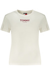 TOMMY HILFIGER DAMSKA KOSZULKA Z KRÓTKIM RĘKAWEM BIAŁA