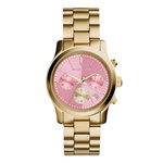 Zegarek MICHAEL KORS MK6161. Kwarcowy, Kolor różowy. Kobieta.
