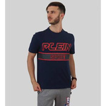 Koszulka T-shirt marki Plein Sport model TIPS105TN kolor Niebieski. Odzież męska. Sezon: Wiosna/Lato