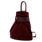 Vera Pelle damski plecak miejski ze skóry naturalnej z kieszeniami