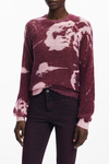 R�owy sweter damski Desigual
