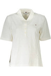 TOMMY HILFIGER POLO KRÓTKI RĘKAW DAMSKI BIAŁY