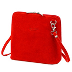 Barberinis Zamszowa skórzana mała damska listonoszka z organizerem na ramię