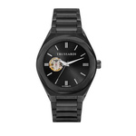 Zegarek TRUSSARDI R2423156001. Automatyczny, Kolor czarny. Mężczyzna.