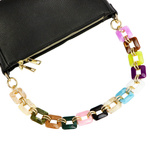 Gregorio damski pasek do torebki ozdobny tworzywo ABS