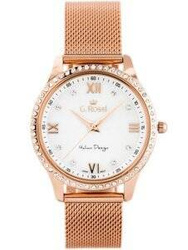 ZEGAREK G. ROSSI - 6748B-3D3 (zg788d) rose gold + BOX