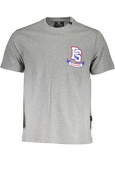 T-SHIRT MĘSKI Z KRÓTKIM RĘKAWEM PLEIN SPORT SZARY