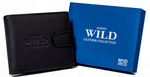 Skórzany rozbudowany męski portfel Wild z RFID