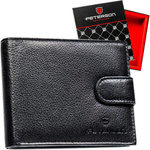 Skórzany męski portfel Peterson PTN N992L-SPDM