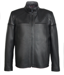 Kurtka skórzana męska "Arnold" zapinana na zamek skóra naturalna