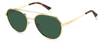 Okulary POLAROID PLD4119SXJ5GU. Okulary przeciwsłoneczne, Kolor złoty. Mężczyzna.