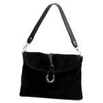 Elegancka damska skórzana listonoszka torebka na ramię z paskiem Luka