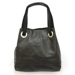 Pojemna skórzana damska torebka na ramię shopper