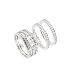 Biżuteria DIAMONFIRE 6117491082165. Zestaw biżuterii, Kolor szary. Kobieta.