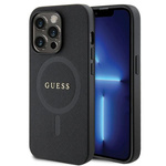 Guess GUHMP14LPSAHMCK iPhone 14 Pro 6.1" czarny/black hardcase Saffiano MagSafe