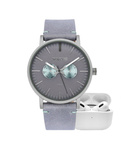 Zegarek WATXANDCO RELOJ14_44. Kwarcowy, Kolor szary. Mężczyzna.