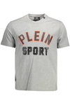 T-SHIRT M�SKI Z KR�TKIM R�KAWEM PLEIN SPORT SZARY