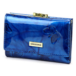 Zgrabna damska portmonetka w motyle od Gregorio