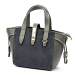 skóra naturalna + skóra zamszowa Damski torebki skórzane Luka 24-092