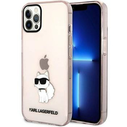 Karl Lagerfeld KLHCP12MHNCHTCP iPhone 12 /12 Pro 6,1" różowy/pink hardcase Ikonik Choupette