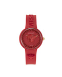 Zegarek VERSACE VE6G00723. Kwarcowy, Kolor czerwony. Kobieta.