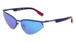 Okulary KARL LAGERFELD KL352S6117404. Okulary przeciwsłoneczne, Kolor niebieski. Unisex.
