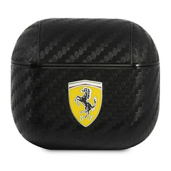 Ferrari FESA3CABK AirPods 3 cover czarny/black On Track PU Carbon