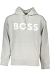 SZARY MĘSKA BLUZA BEZ ZAMKA HUGO BOSS