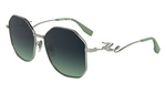Okulary KARL LAGERFELD KL358S-041. Okulary przeciwsłoneczne, Kolor szary. Kobieta.