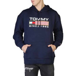NIEBIESKA BLUZA MĘSKA TOMMY HILFIGER BEZ ZAMKA