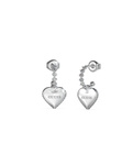 Biżuteria GUESS JUBE02234JWRH. Kolczyki, Kolor szary. Kobieta.