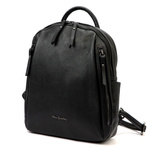 Miejski Skórzany damski plecak z kieszeniami i uchwytem Pierre Cardin