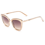 Okulary GUESS GF6089-5257F. Okulary przeciwsłoneczne, Kolor różowy. Kobieta.