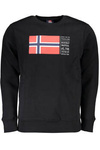 Norway 1963 CZARNA BLUZA MĘSKA BEZ ZAMKU