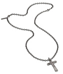Biżuteria POLICE PJ25694PSE01. Naszyjnik, Kolor szary. Mężczyzna.