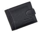 Zapinany pojemny Skórzany męski portfel od Wild