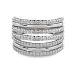 Biżuteria DIAMONFIRE 6118481082165. Pierścionek, Kolor szary. Kobieta.
