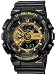 Zegarki marki Casio model GA-110. Kolor Czarny, Akcesoria Męskie. sezon: Cały rok